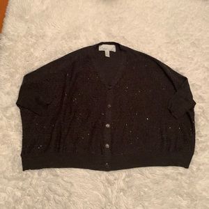 Curio New York Anthropologie button down sweater cardigan size L